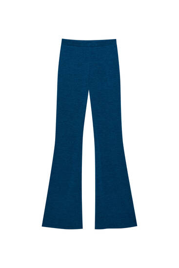 Soft touch flare trousers