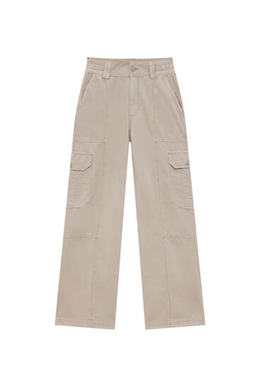 Pantalones Cargo de Mujer | PULL\u0026BEAR