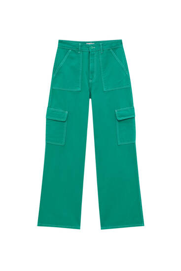 Pantalones Cargo de Mujer | PULL\u0026BEAR