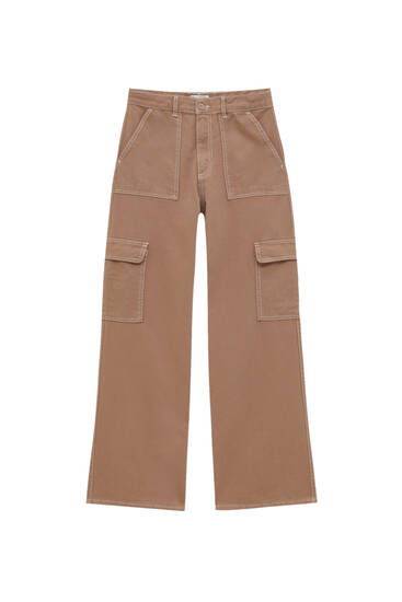 Pantalones Cargo de Mujer | PULL\u0026BEAR