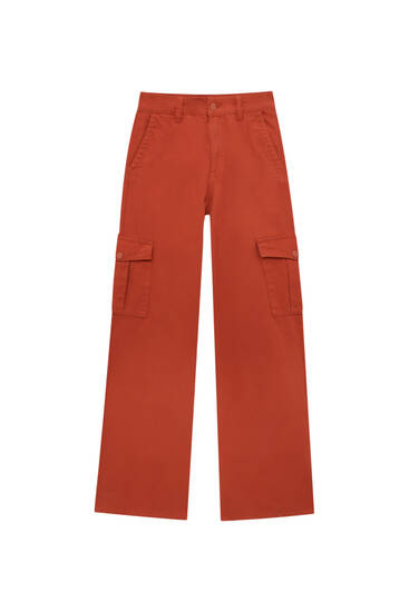Pantalones cargo de Pull\u0026Bear para mujer | FASHIOLA.mx