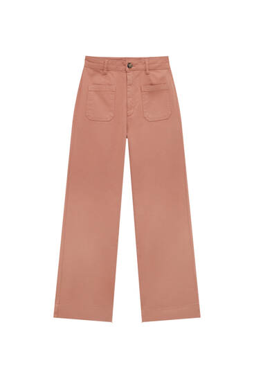 Pantalon relaxed fit poches