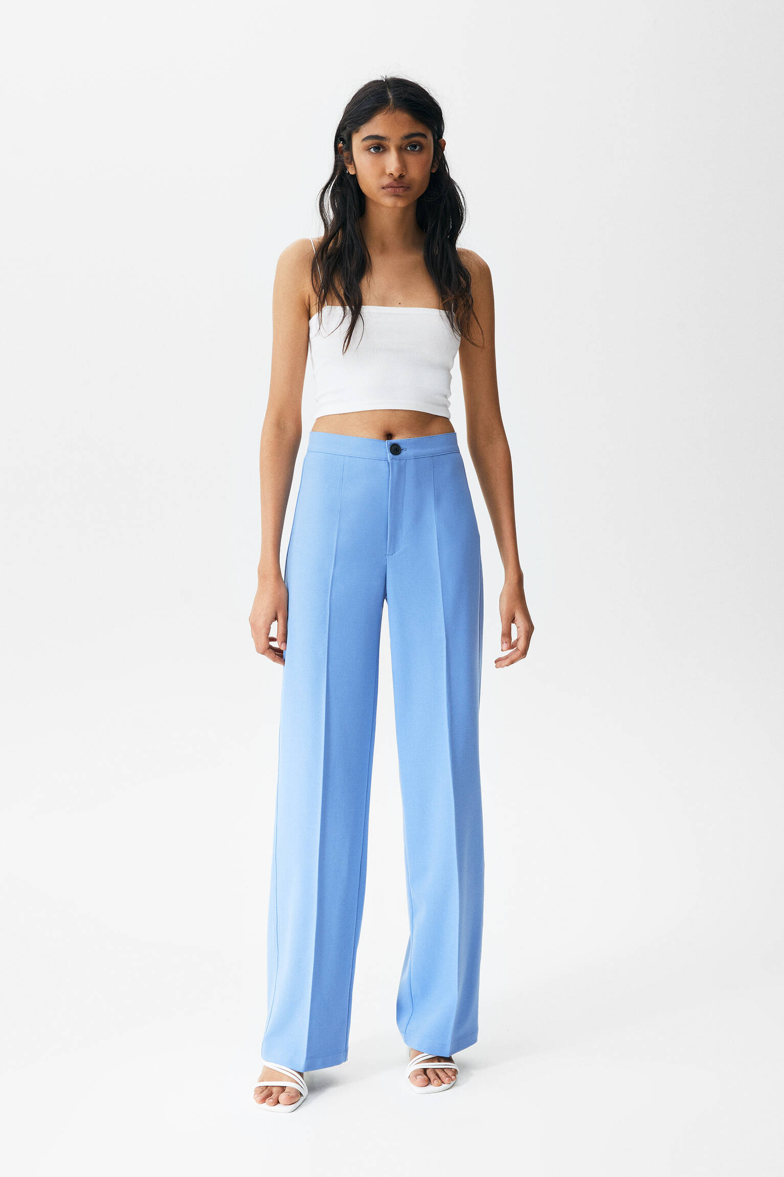 Pull \u0026 Bear - Pantalón regular fit pinzas
