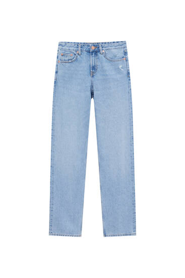Women's Straight-Leg Jeans | Pull\u0026Bear