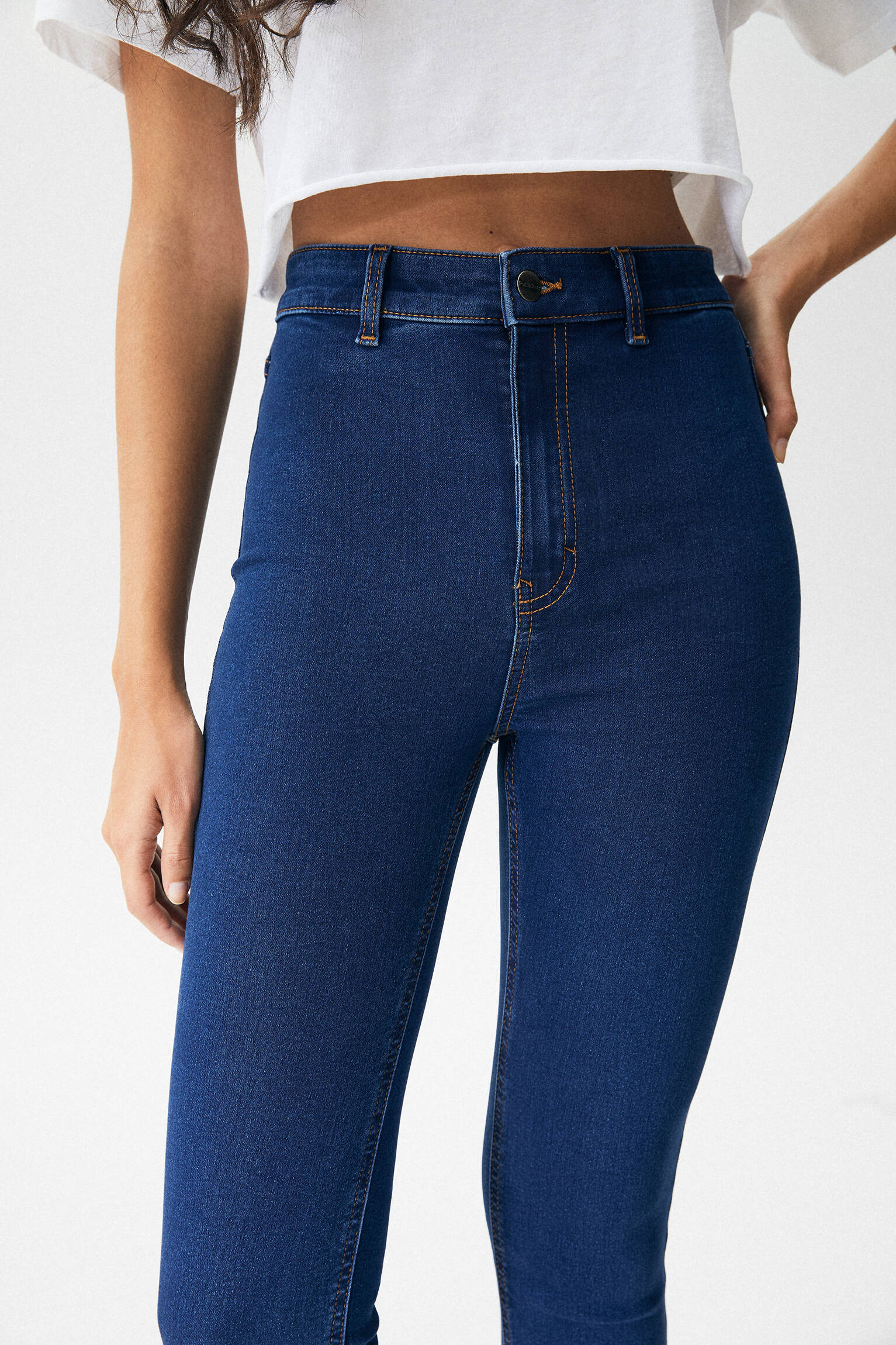 Pull \u0026 Bear - Jeggings tiro alto
