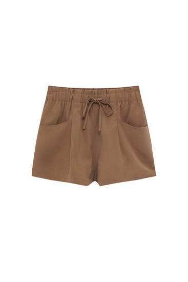 Pull and bear high waisted shorts Clearance