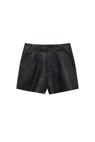 Leather shorts limited edition