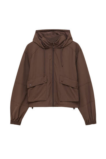 pull and bear reversible coat