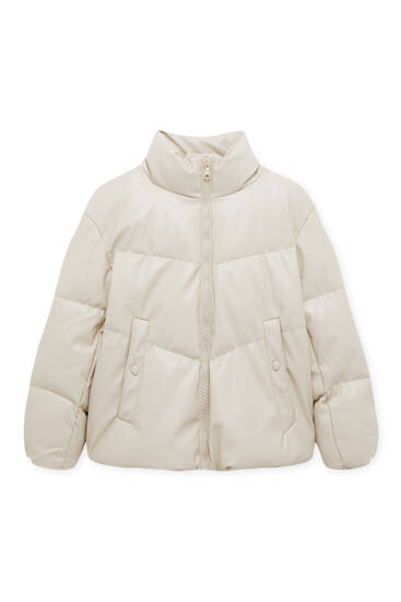 white collared jacket