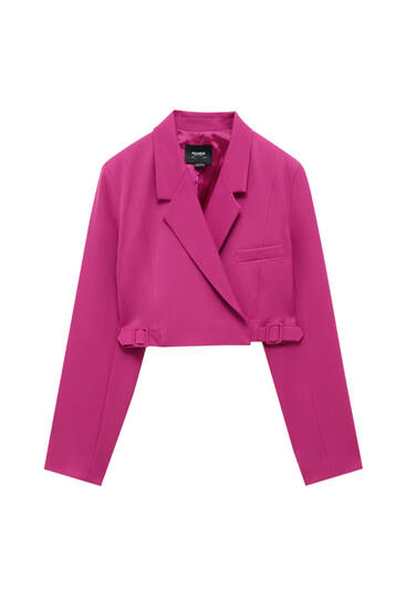 pull and bear pink blazer