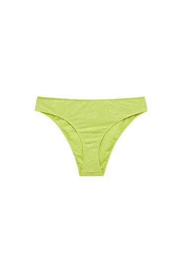 Limettengrünes Bikinihöschen