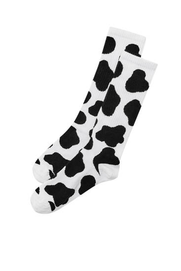 Ponožky s potiskem krávy