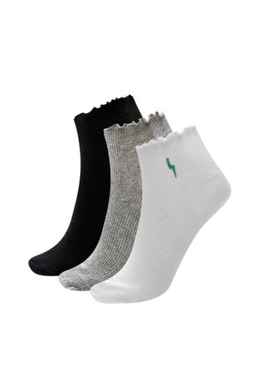 3-pack of moon socks