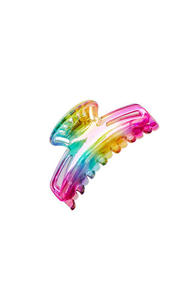 Multicoloured hair clip