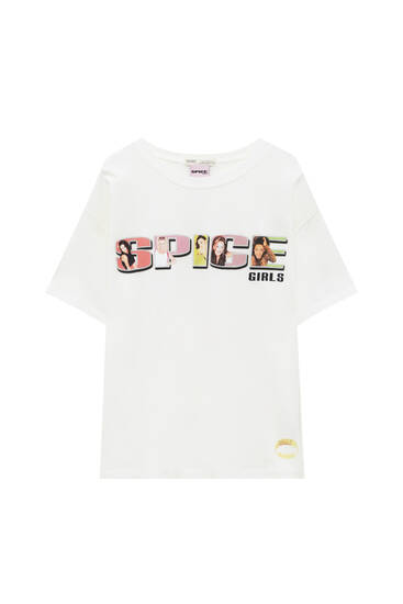Spice Girls baskılı t-shirt
