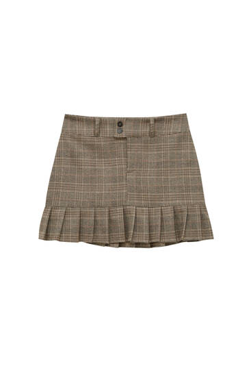 jupe plissée avec pull