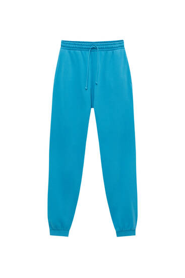 Pantalon jogger basique couleur - pull&bear