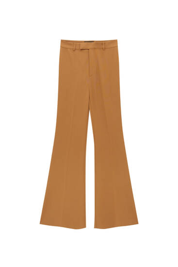 Pantalón de campana Camel Mujer | Pantalones Pimkie — Beansandcroydon