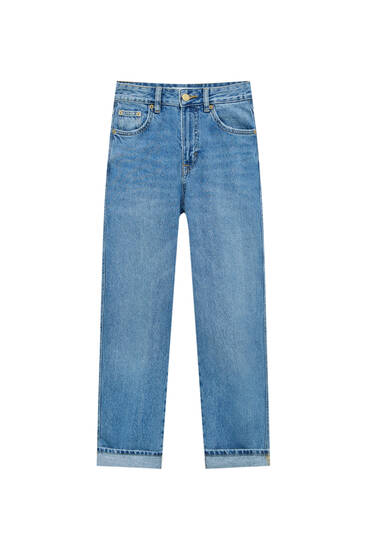 Slouchy jeans met halfhoge taille - PULL\u0026BEAR