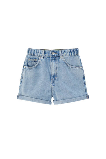 colored jean shorts