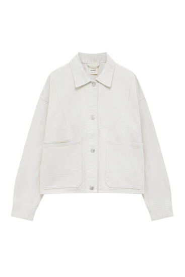 coach jacket pull and bear