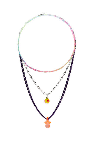 3-pack of neon necklaces