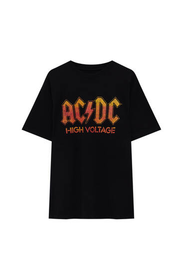 T-shirt AC/DC Bonfire