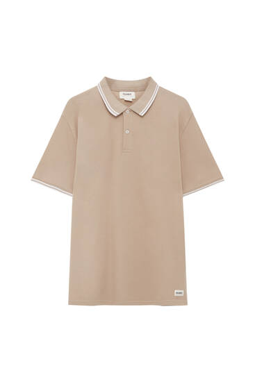 Polo shirt with contrast trims
