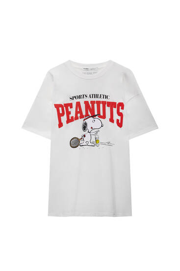 T-Shirt Snoopy mit Tennismotiv