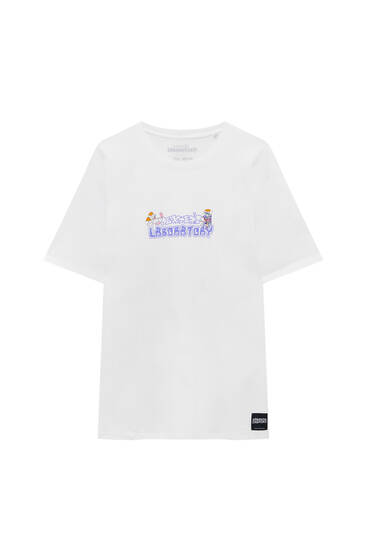 T-shirt blanc Dexter