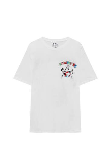 T-shirt Animaniacs blanc