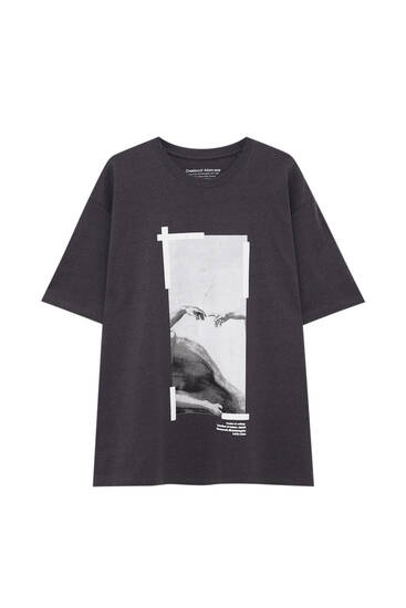 Short sleeve T-shirt with an Adam print
