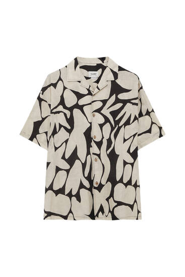 pull and bear floral shirt