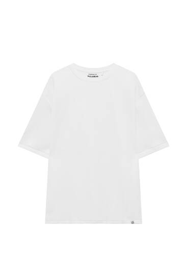 Basic short sleeve plush T-shirt