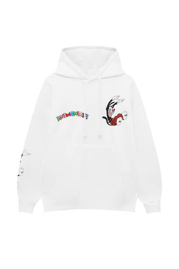 White Animaniacs hoodie