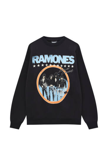 Round neck Ramones sweatshirt