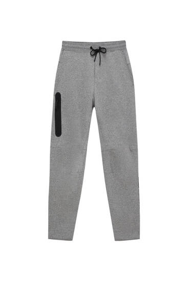 Joggers with zip detail