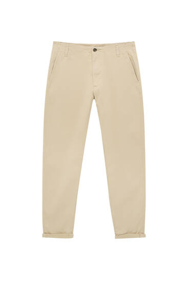 Pantalones Chinos de Hombre | PULL\u0026BEAR