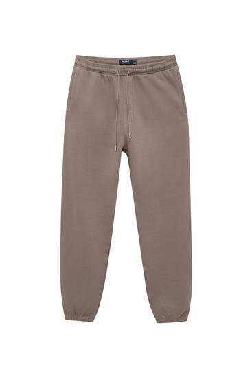 Joggers with drawstring waistband
