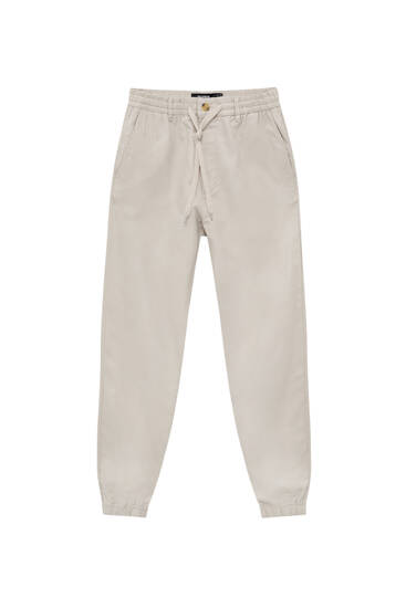 Pantalón hombre BSettecento Taglia 30 Color Beige