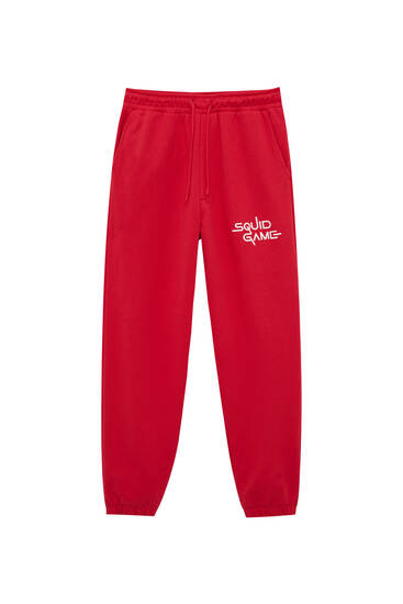 Red Squid Game joggers