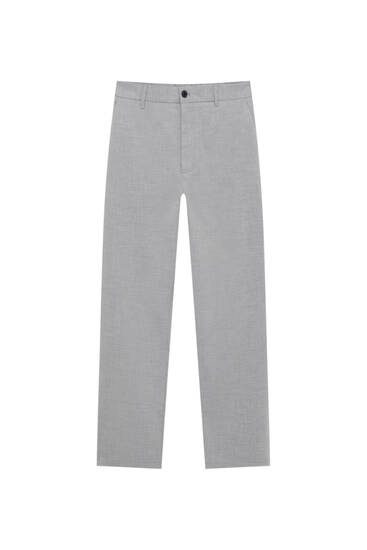 Loose fit tailored trousers with darts