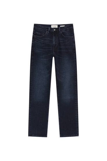 Blaue Jeans im Comfort-Slim-Fit