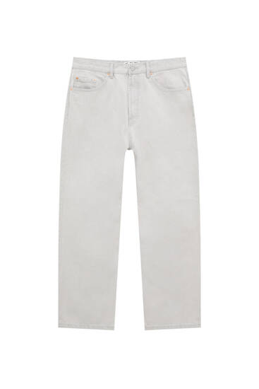 Relaxed-Fit-Jeans in Grau