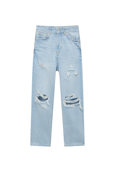 Jeans Anchos de Hombre | Relaxed Fit Jeans | PULL\u0026BEAR