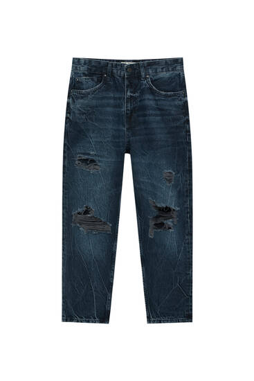 Rotos - Jeans - Ropa - Hombre - PULL\u0026BEAR España