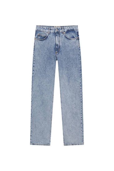 Loose fit straight-leg jeans