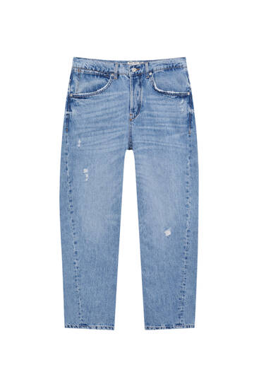 Jeans corte carrot - PULL\u0026BEAR
