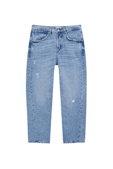 Jeans taglio carrot fit