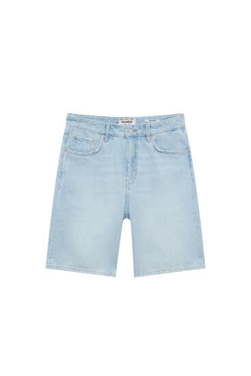Bermudy jeansowe relax fit